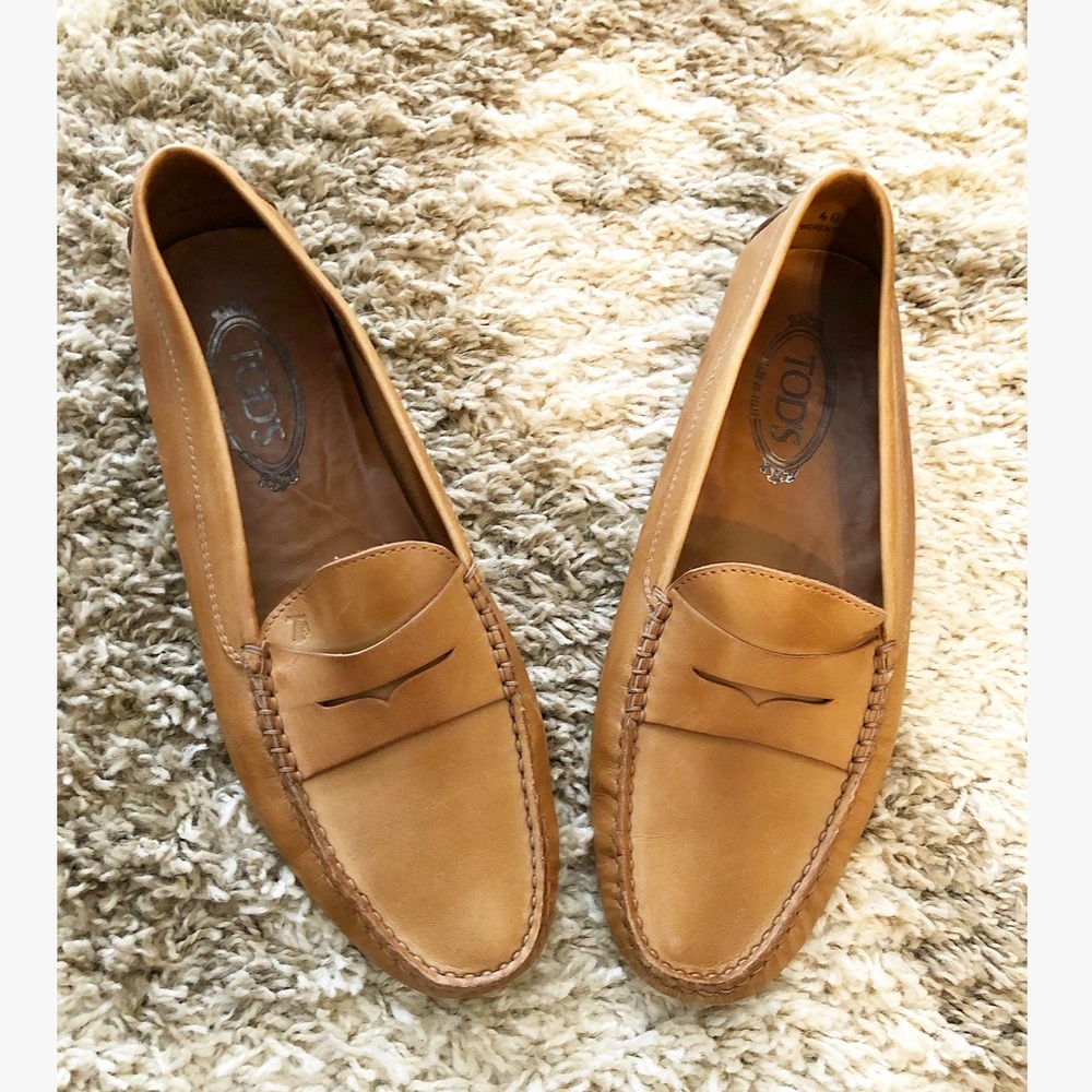 Tod’s Leather Gammino Driving Shoes